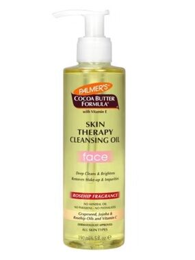 Palmers Skin Therapy Cleansing Oil - Face- Cocoa Butter & Rose - 6.5 oz